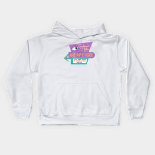 Vintage Motel Sign Kids Hoodie